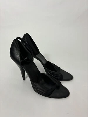 Pierre Hardy Women’s FR 39 US 9 Black Leather Heels Sexy Strappy New - Image 1 of 4