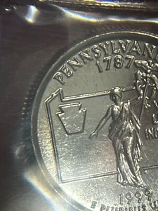 1999 US Mint Philadelphia Uncirculated Coin Set with Pennsylvania Quarter DDR - Picture 1 of 4