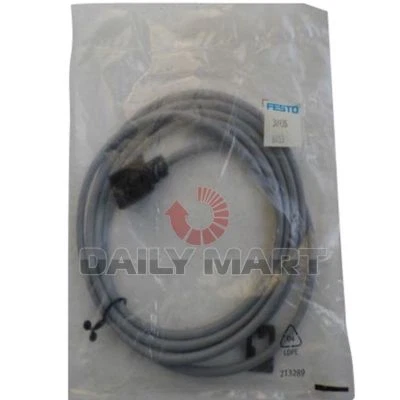 FESTO NEW KMF-1-24DC-2.5-LED 30935 PLC Socket Connector Cable - Image 1 of 2