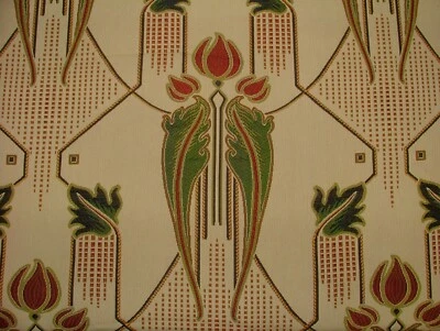 15 Metres Rennie Mackintosh Woven Jacquard Fabric - Curtain Upholstery Cushion - Image 1 of 4