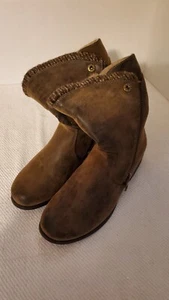 Womens Boots, Brn. Leather w/fleece, Sz. 8.5 - Picture 1 of 7