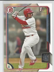 Tarjeta de prospecto Juan Herrera St. Louis Cardinals 2015 Bowman - Imagen 1 de 2