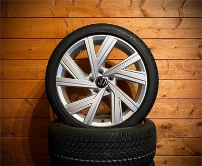 NEU! VW Golf 8 CD Bergamo 18 Zoll Felgen Winterreifen Winterräder 5H0601025M - Bild 1 von 4