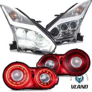 VLAND OE Style LED Headlights DRL+Tail Lights For Nissan GTR R35 2009-2024 2Sets - Picture 1 of 23