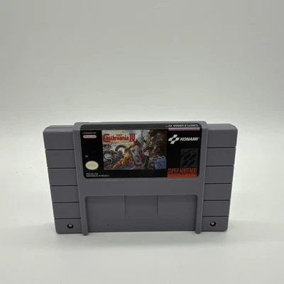 Super Castlevania IV Super Nintendo SNES Authentic Cartridge Tested - Image 1 of 3