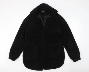Brave Soul Black Women's Mid-Length Coat Size S - Picture 1 of 12