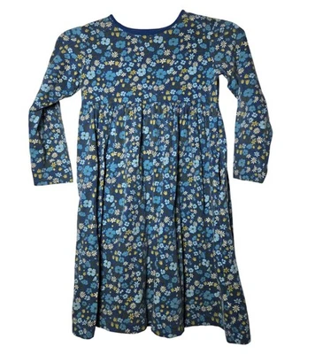 Vestido Lands End Feminino Floral Manga Longa Tamanho 7 Cottage Boho Outono Casual Escola - Imagem 1 de 4