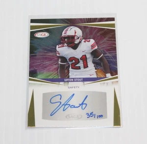 2025 Sage Upton Stout Auto Autograph A-US Rookie RC /100 San Francisco 49ers - Picture 1 of 10