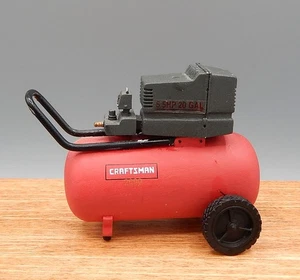Craftsman Air Compressor Dollhouse Miniature 1:12 - Imagen 1 de 10