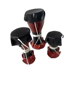 Tamborcito Tambores para Elegua Eleggua Orisha Santería Osha Santo Ifa Religión Yoruba - Imagen 1 de 3