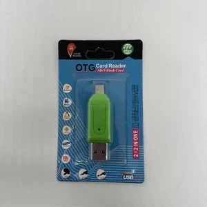 USB 2.0 + Micro USB SD + Micro SD- Flash OTG Card Reader SD/T-Flash Card ….54 - Picture 1 of 18