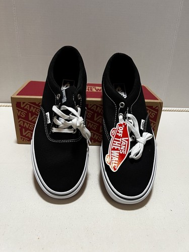 Sneakers Vans Doheny donna taglia 10 comode stringate nero bianco