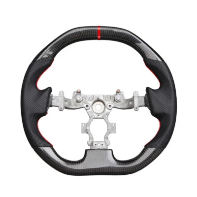 Volante esportivo de fibra de carbono real para Nissan GT-R R35 GTR 2007-2016  - Imagem 1 de 4