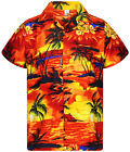 Camicia Hawaiana | "Surf" | Arancione  | XS - 6XL