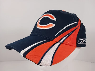 Gorra Reebok NFL Equipment Chicago Bears elástica flexible azul naranja blanca Foto 1 de 4