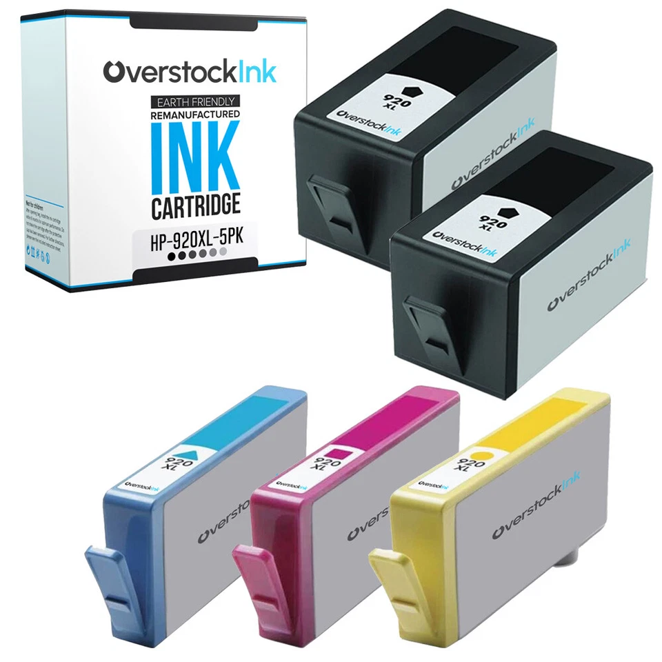 5PK Compatible OSI 920XL Printer Cartridge for HP OfficeJet 6000 6500 7000 7500A - Image 1 of 1