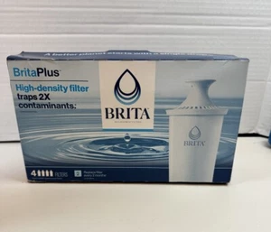 Brita Plus Replacement Water Filter, BPA-Free, High-Density Pitchers 4 PACK - Picture 1 of 6