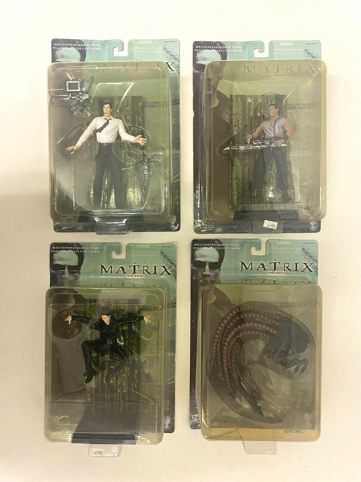Juego de 4 figuras de acción Matrix Movie Serie 2 N2 Toys Neo Trinity Sentinel Nuevo 2000 Foto 1 de 1