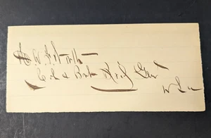 Unterschrift William Jay Smith Brig General Bürgerkrieg, Tennessee US-Repräsentant - Bild 1 von 6