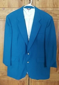Vintage Jack Nicklaus Golden Bear Hart Schaffner Marx Green Blazer Jacket 46 - Picture 1 of 15