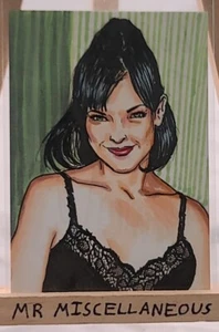 Original ACEO Sketch Matthew Parmenter - NCIS - Abby Sciuto - Pauley Perrette #1 - Picture 1 of 2