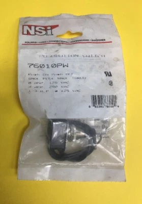 *NOS* NSI 76010PW PUSH BUTTON SWITCH *FREE SHIPPING* - image 1 of 3