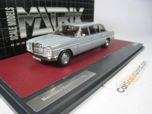 MERCEDES BENZ V114 LANG 1969 1/43 MATRIX (GREY) - Imagen 1 de 3