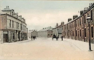 PRINTED POSTCARD OF STATION ROAD, WESHAM, (NEAR KIRKHAM / PRESTON), LANCASHIRE - Picture 1 of 2