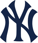 New York Yankees Stickers White Vinyl X 3