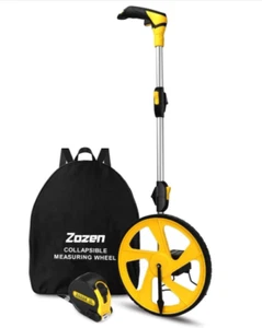 Collapsible Measuring Wheel, 0-9,999 Ft, Kickstand, Zero Reset, Arrow, Carry Bag - Picture 1 of 6