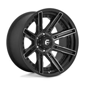 Fuel 1PC D708 Rogue 20x10 6x139.7 -18mm Gloss Machined Double Dark Tint Wheel - Picture 1 of 2