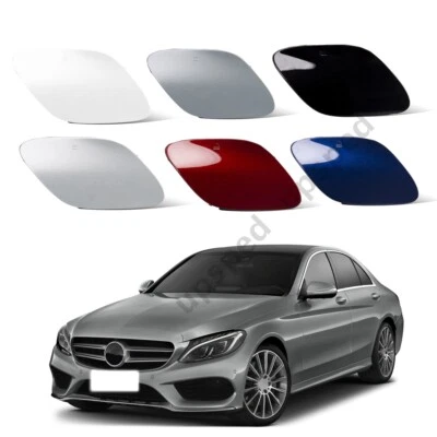 Front Bumper Tow Eye Hook Cover Cap For Mercedes Benz W205 C300 C400 AMG 2015-18 - Image 1 of 4