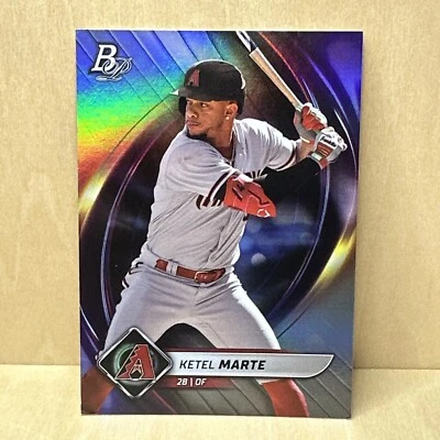 2022 Topps Bowman Platinum Ketel Marte  #55 Diamondbacks - Image 1 of 2