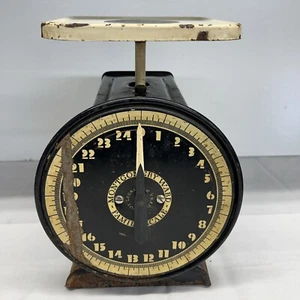 Antique Montgomery Ward Family Metal Scale, Working Condition Some Rust - Picture 1 of 16
