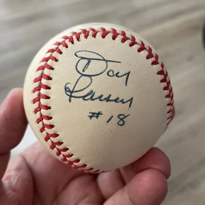 Don Larsen Signed AL Baseball - Also Sign By Umpire ForWorld Series Perfect Game - Picture 1 of 4