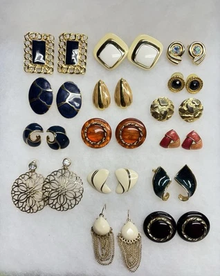 Lote Surtido de Pendientes Gruesos Coloridos X 15 Pr.  1- MONET Foto 1 de 4