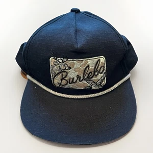 Burlebo Unstructured Rope Brim Camo Patch Deer Duck Hunt Ripstop Black - Picture 1 of 12
