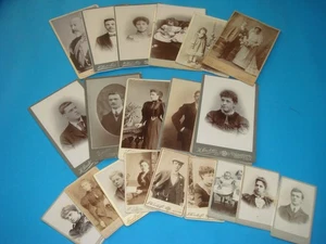 Job lot of Victorian photo cards mainly around London - Picture 1 of 10