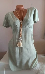Sommer Kleid luftig leicht Gr. 38 von Primark mint grün - Bild 1 von 2