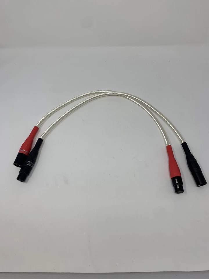 Audio: Nordost Valhalla 1 XLR Cables 24 inches Pair Balanced Interconnects - Image 1 of 4