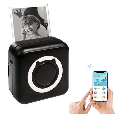 Mini Stampante Termica Portatile BT203 dpi- Etichette Foto Memo Stampa-USB - Image 1 of 4