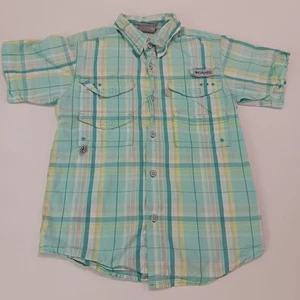 Columbia AB7804 Youth Boys Size M (10/12) Short Sleeve Shirt Outdoor Fishing - Picture 1 of 14