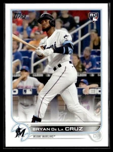 2022 Topps Bryan De La Cruz Rookie Miami Marlins #22 - Picture 1 of 2