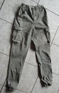 Freizeithose   im Cargo Style  Hose  gr. 164 mit verstellbarem Gummizug im Bund - Bild 1 von 6