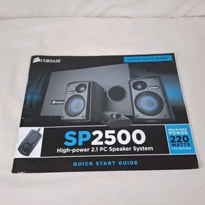 Corsair SP2500 Quick Start Guide For Pc Speaker System - Please See Pictures - Picture 1 of 20