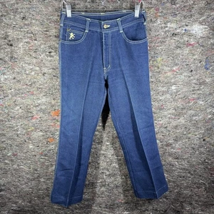 Jeans Braxton uomo 29x28 gamba dritta denim ricamato tasca punto giallo - Foto 1 di 17