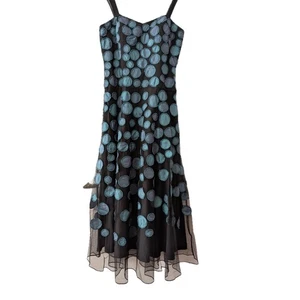 STUDIBAKER HAWK Vintage beaded and Tuille  Dress AU8/US4/UK8 - Foto 1 di 8