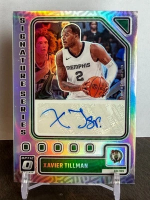2023-24 Panini Donruss Optic Xavier Tillman Signature Series Holo Prizm #SS-TIL - Image 1 of 2