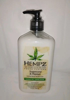 Hempz Fresh Fusions Sugarcane & Papaya Herbal Body Moisturizer 17 fl.oz - Image 1 of 2
