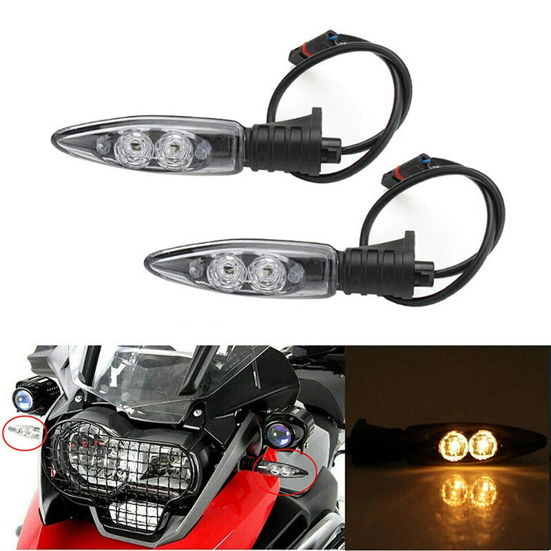 Luz intermitente indicadora de señal de giro LED para BMW G310GS G310R 2017-2023 2 piezas Foto 1 de 4